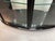 Mid-Century Italian Glass Display Cabinet with White Leather Doors in Black Wooden Frame by Rossi Di Albizatte, Italy, 1970s For Sale - Image 6 of 7