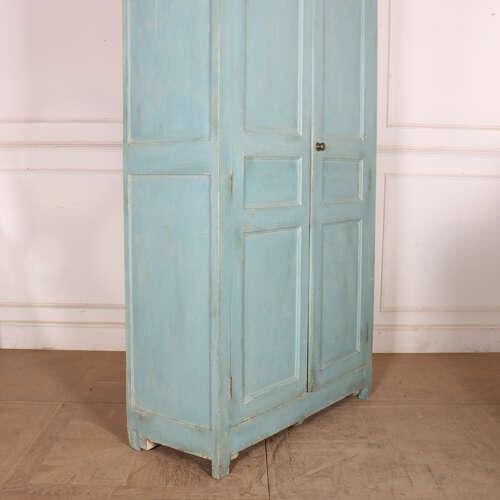 French Painted Linen Cupboard, 1840s For Sale - Image 8 of 11