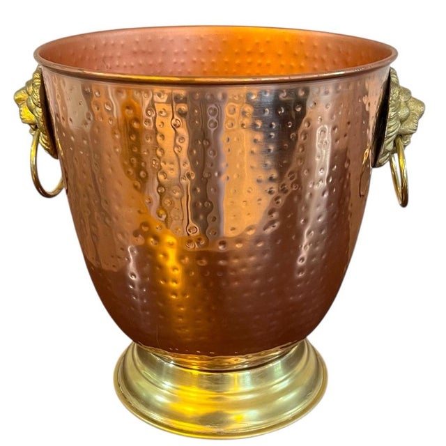 French French Copper Ice Bucket For Sale - Image 3 of 5