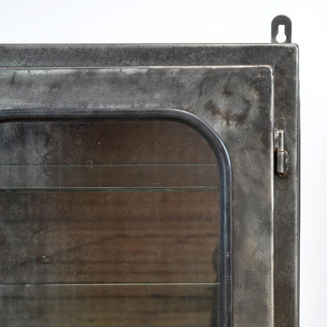 Black Vintage Medicine Wall Cabinet, 1970s For Sale - Image 8 of 10