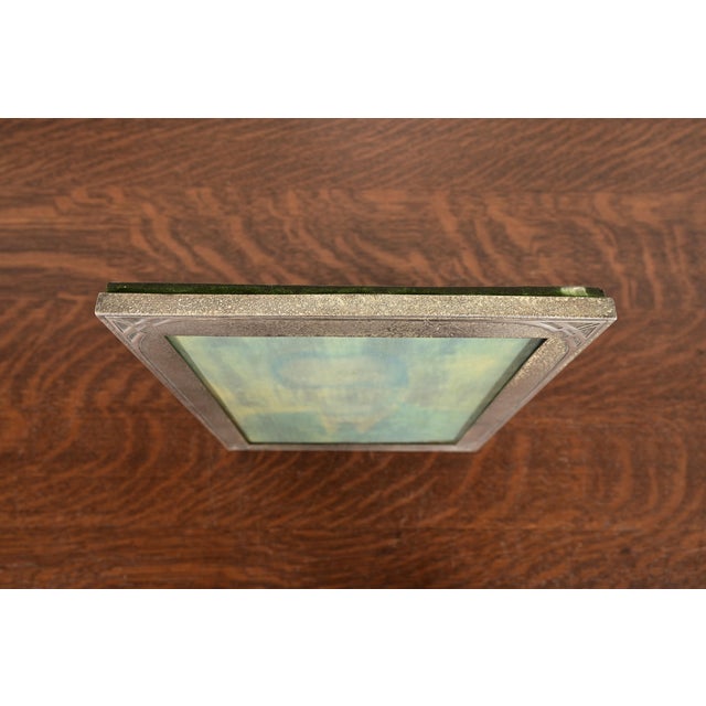 Early 20th Century Tiffany Studios New York Art Deco Silvered Bronze Picture Frame For Sale - Image 5 of 14