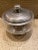 Italian 1990s Arte Italica Glass and Pewter Jar With Pewter Cover For Sale - Image 3 of 8