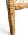 Vintage Woven Rattan Sunburst Four-Panel Room Divider Screen For Sale - Image 10 of 11