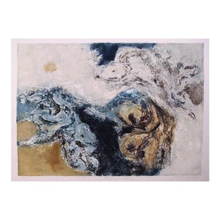 Rhythm in Blue, Yehuda Jordan (aka Yordan) Print For Sale