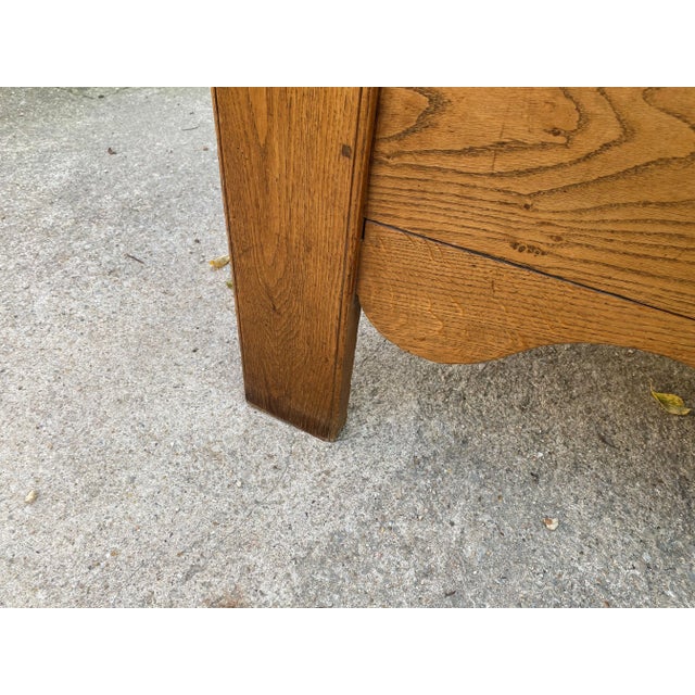 Antique Oak Trunk, 19th Century For Sale - Image 12 of 18