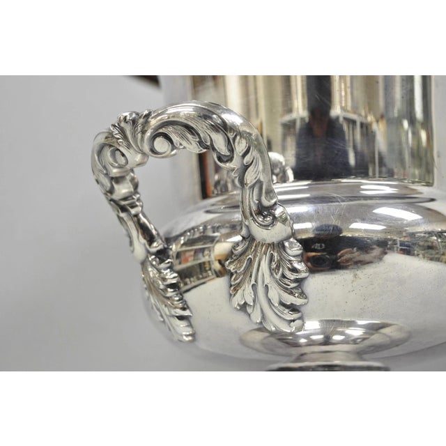Mid 20th Century Vintage Bristol Silver Plated Trophy Cup Urn Champagne Chiller Bar Ice Bucket For Sale - Image 5 of 17