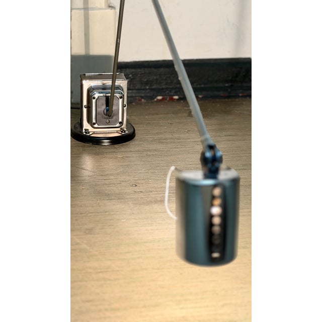 Black Daphine Silver Flexible Desk Lamp by Tommaso Comini for Lumina, 1980s For Sale - Image 8 of 10