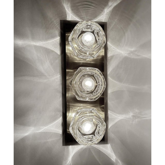 Large Glass Sconces from Peill & Putzler, 1970s, Set of 2 For Sale - Image 17 of 18