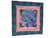 Needlepoint Hydrangea Pillow Cover Fits 12" Form Blue Purple Green Handmade Excellent Pre-Owned Condition - No Flaws -...