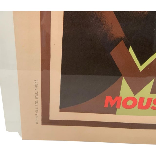 Vintage Amoro “Anjou Vins Mousseux” French Art Deco Lithographic Advertising Poster France Made in France c. 1932. Poster...