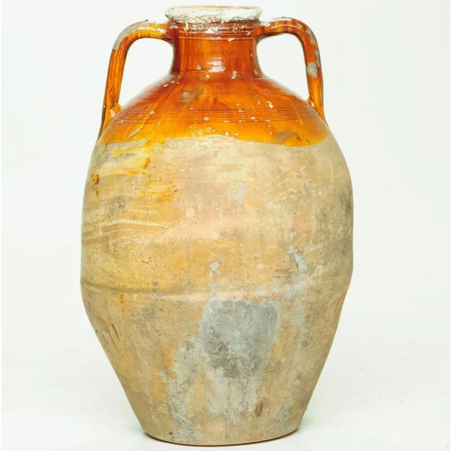 Italian Palatial 41" Tall Italian Olive Oil Jar Circa 1870-1890 - Note Dimensions! For Sale - Image 3 of 5