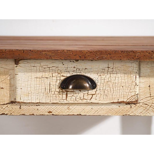 1920s White Wood Table, 1920s For Sale - Image 5 of 11