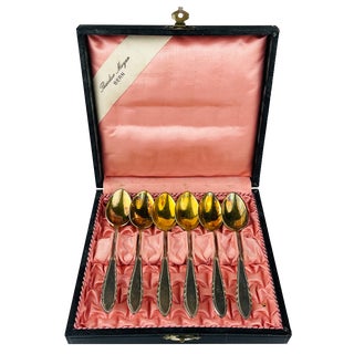 Silver Teaspoons Theodor Meyer Bern from Berndorf, 1920s, Set of 6 For Sale