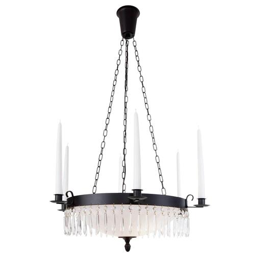 Metal Scandinavian Bergsman Ceiling Lamp in Black Brass and Glass from Konsthantverk For Sale - Image 7 of 7