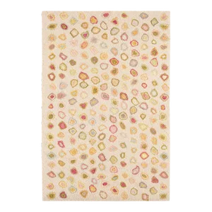 Dash & Albert by Annie Selke Cat's Paw Pastel Micro Hooked Wool Rug, 3' x 5'
