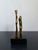 Bronze Modern Abstract Geometric Bronze Sculpture on Black Granite Base, Brazil 1980s For Sale - Image 8 of 12
