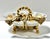 French Gold Gilt & Porcelain Soap Dish For Sale - Image 3 of 7