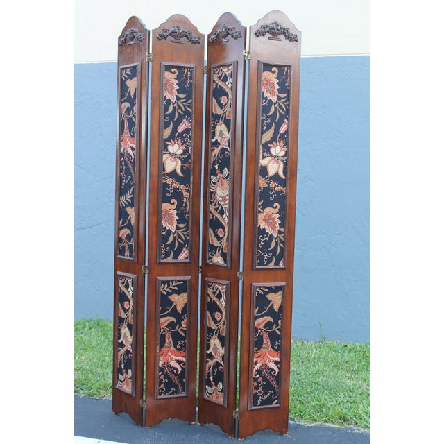 1970s MidCentury Neoclassical 4Panel Folding Room Divider Chairish