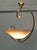 1970s Modernist Asymmetrical Brass and Glass Ceiling Light, 1970 For Sale - Image 5 of 8