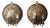 Set Wall Lamps in Brass from Adam & Eva & Lebensbaum, 1890s, Set of 2 For Sale