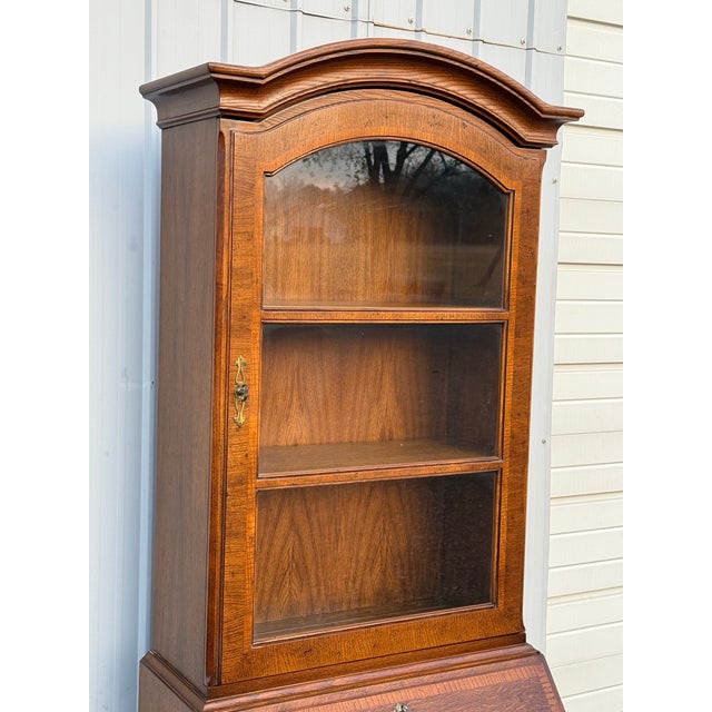 Vintage Henredon 18th Century Portfolio Secretary Desk For Sale - Image 9 of 12