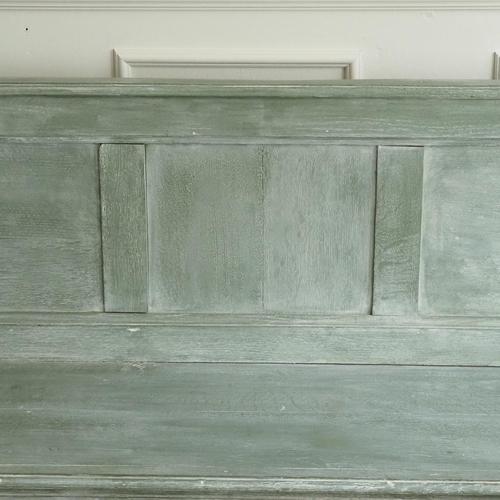 Wood Antique Bench in Oak, 1900s For Sale - Image 7 of 17
