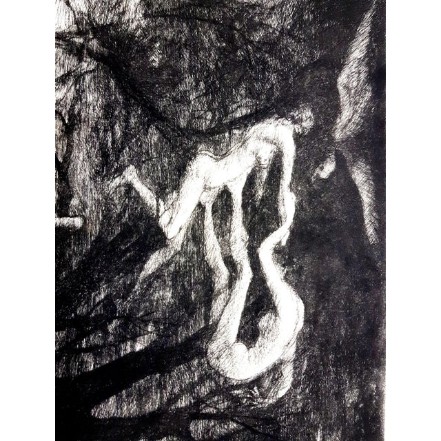 Early 21st Century Edouard Goerg - Magic Jungle - Original Etching 1946 For Sale - Image 5 of 10