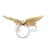 Metal Gold Butterfly Gemstones Ring 18k & 14k Hugh Size For Sale - Image 7 of 10