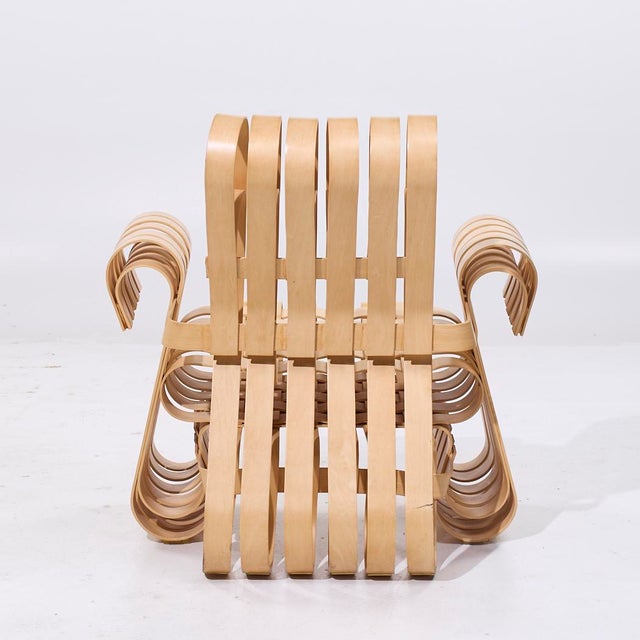 Frank Gehry for Knoll Mid Century Power Play Chair For Sale In Chicago - Image 6 of 10