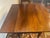 1990s 1990s The Kindel Drop-Leaf Mahogany Side Table Features a Drawer, Brass Caster Feet, and a Functioning Lock. With Two Leaves For Sale - Image 5 of 11