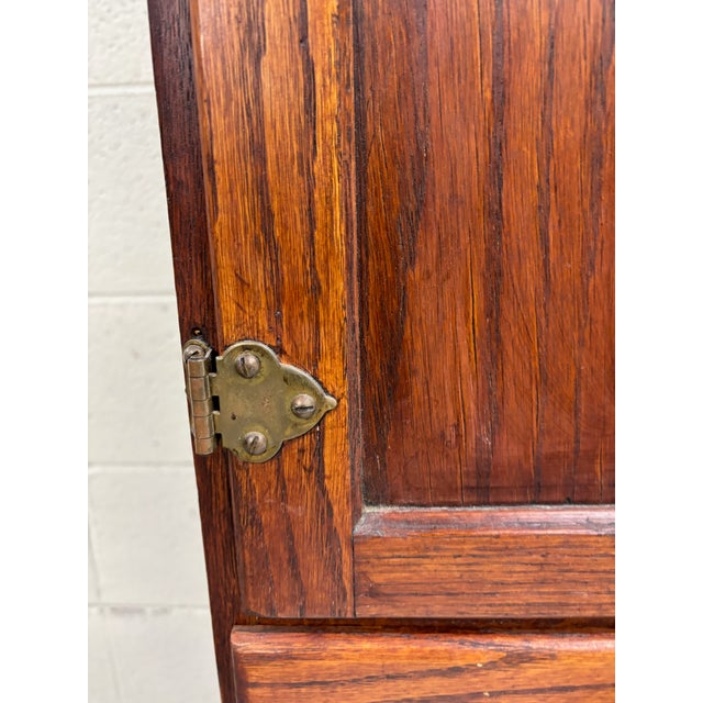 Antique Early 20th Century Hoosier Style Kitchen Cabinet For Sale - Image 9 of 18