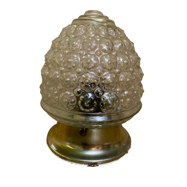 7.5” tall 5” diameter The bubble glass shade is the star of this fixture, featuring a charming, organic texture that...
