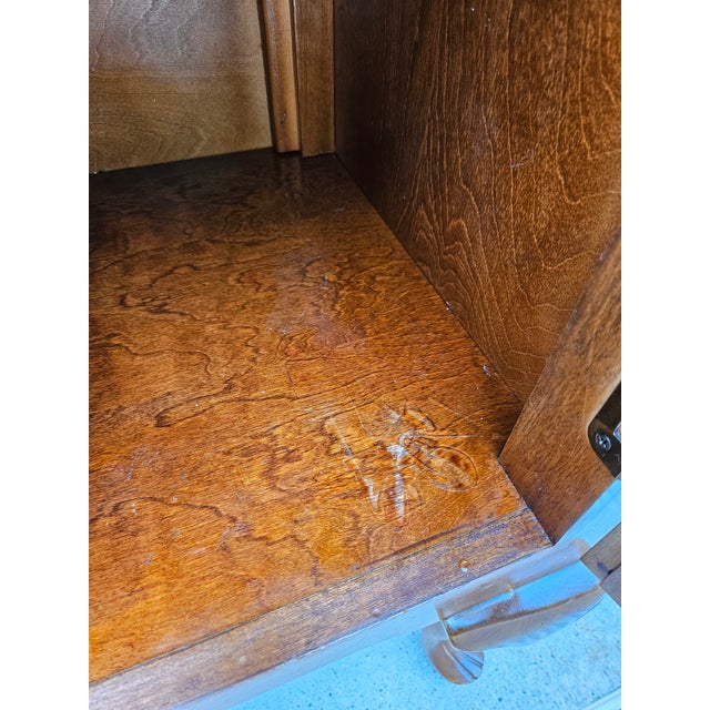 Alexander Julian Mahogany Sideboard Buffet With Brass Rail For Sale - Image 14 of 14