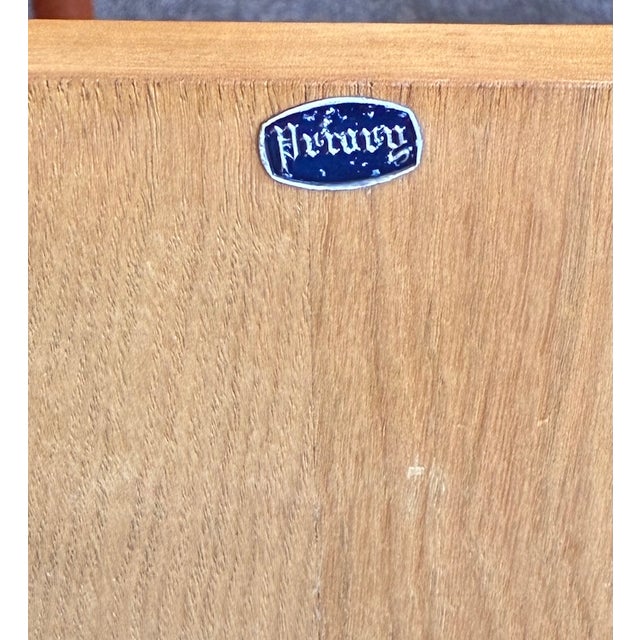 Mid 20th Century English Oak Cabinet / Bookcase by Priory Furniture, Uk c.1950 For Sale - Image 12 of 12