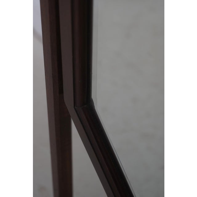 English Regency Style Mahogany Cheval Dressing Mirror For Sale - Image 4 of 11