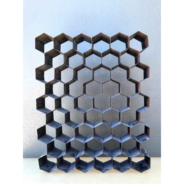 Vintage Abstract Honeycomb Sculpture For Sale - Image 12 of 12