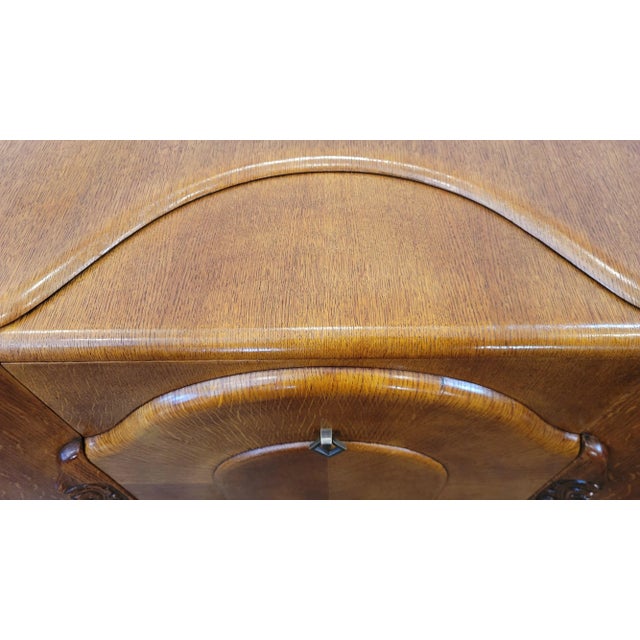 Antique Art Deco Cocktail Cabinet Bar Beautility Company Europe Dry Bar For Sale In San Diego - Image 6 of 13