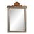 Carolina Mirror Company Silver & Gold Finish Mirror For Sale