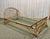 Rattan Bed with Metal Base, 1960s For Sale - Image 10 of 10