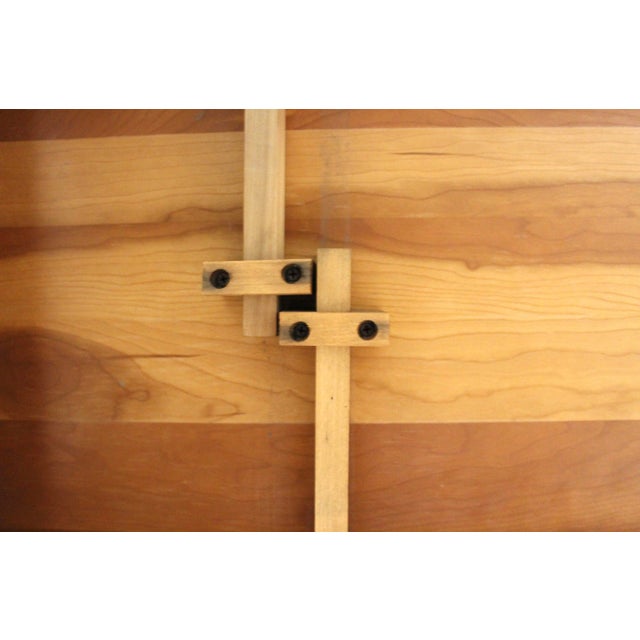 Mid 20th Century Henkel-Harris Co. Solid Wild Black Cherry Drop-Leaf Table For Sale - Image 12 of 18