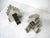 Industrial 2 Chromed Automotive Industrial Jackstand Bookends For Sale - Image 3 of 10