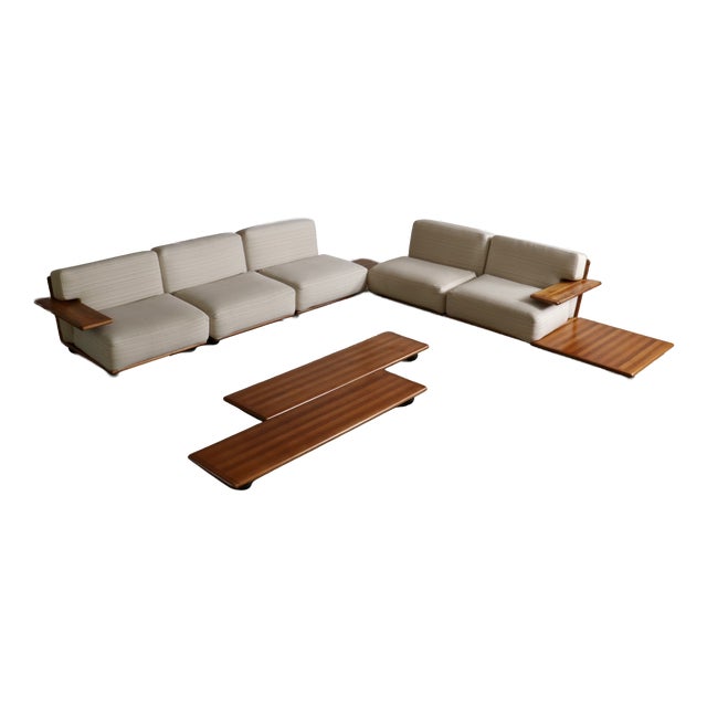 Pianura Seating Group by Mario Bellini for Cassina, 1971, Set of 8 For Sale