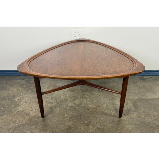 Sculptural Walnut Coffee Table, Danish Modern, 1950s Design For Sale In Los Angeles - Image 6 of 17