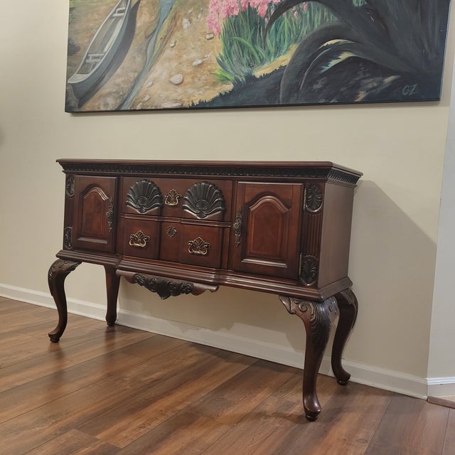 1970s French Provincial Sideboard Buffet For Sale - Image 10 of 16