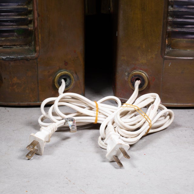 Early 20th Century English Copper and Brass Ship Lanterns - a Pair For Sale - Image 13 of 13