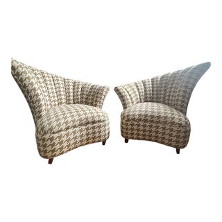 1980s Vintage Channel Back Nautilus Chairs - a Pair For Sale