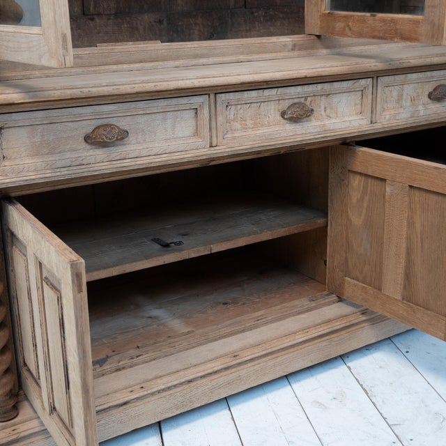 Antique French Oak Bookcase, 1880s For Sale - Image 10 of 13