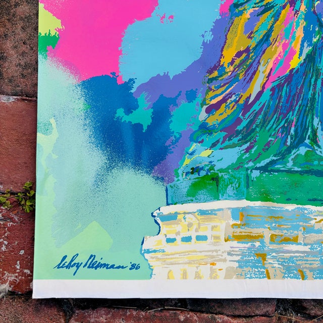 LeRoy Neiman “Lady Liberty” 1986 Plate Signed Serigraph + Chrysler Letter For Sale In Los Angeles - Image 6 of 17