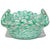 Glass Murano Vintage Fratelli Toso Millefiori Green White Flower Mosaic Italian Art Glass Ruffle Edge Bowl For Sale - Image 7 of 8