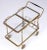 1960s Mid-Century Brass & Glass Bar Cart, 1960s For Sale - Image 5 of 12